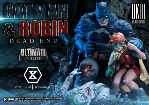 PRE-ORDER: Prime 1 Studio Ultimate Premium Masterline Batman Dark Knight III The Master Race (Comics) Batman & Robin Dead End Ultimate Bonus Version Statue