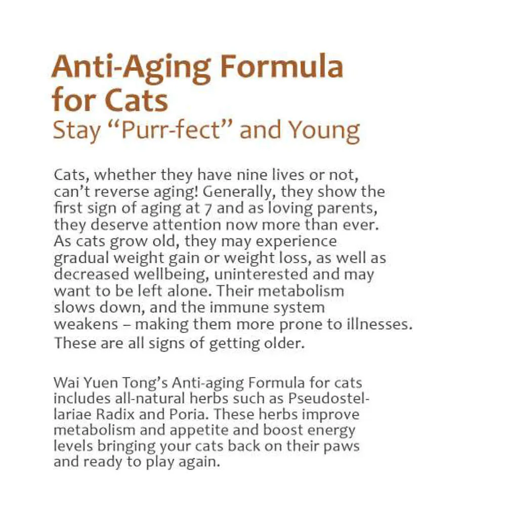 ProVet Anti-Aging Formula Cat Supplements