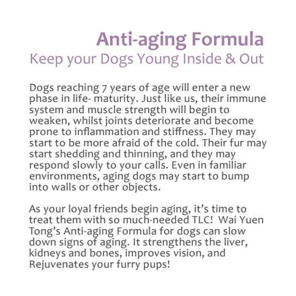 ProVet Anti-Aging Formula Dog Supplements