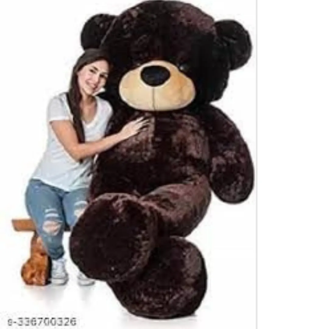 PT HOUSE Teddy Bear Soft Toy, 3 Feet, Birthday Gift for Girls, Plush (5 Feet, Coffee)