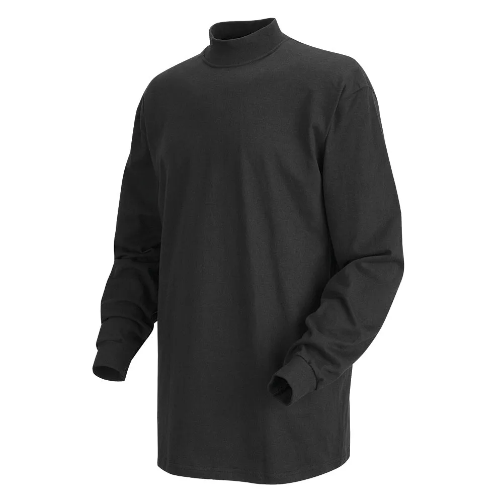 Red Kap Long Sleeve Mock Turtleneck 8301 - Black