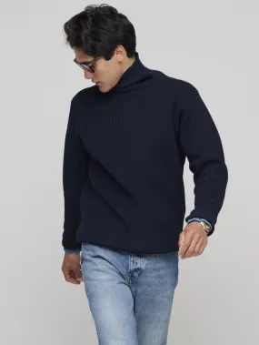 Sailor Turtleneck, Navy Blue