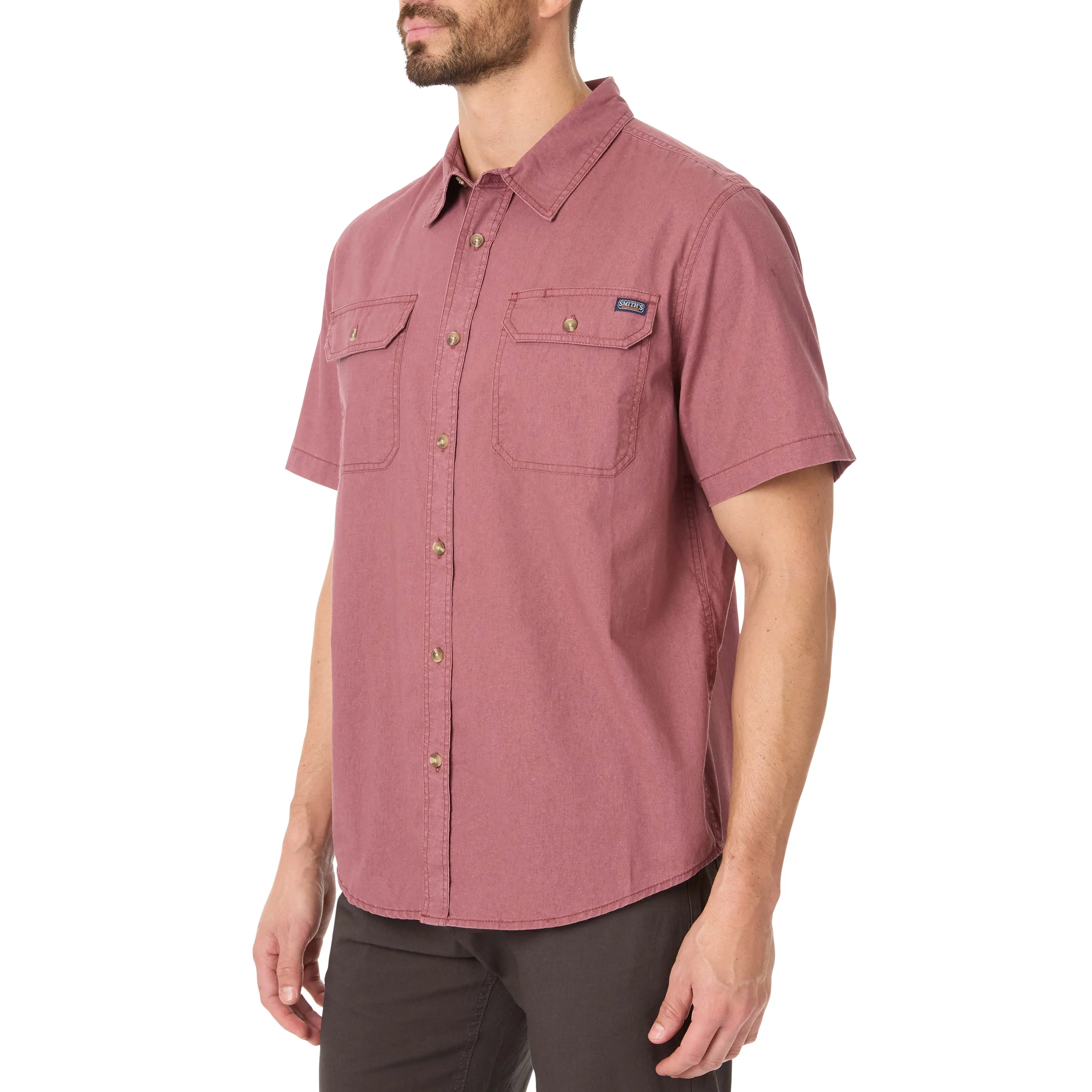 SANDWASHED SHORT SLEEVE WORK SHIRT