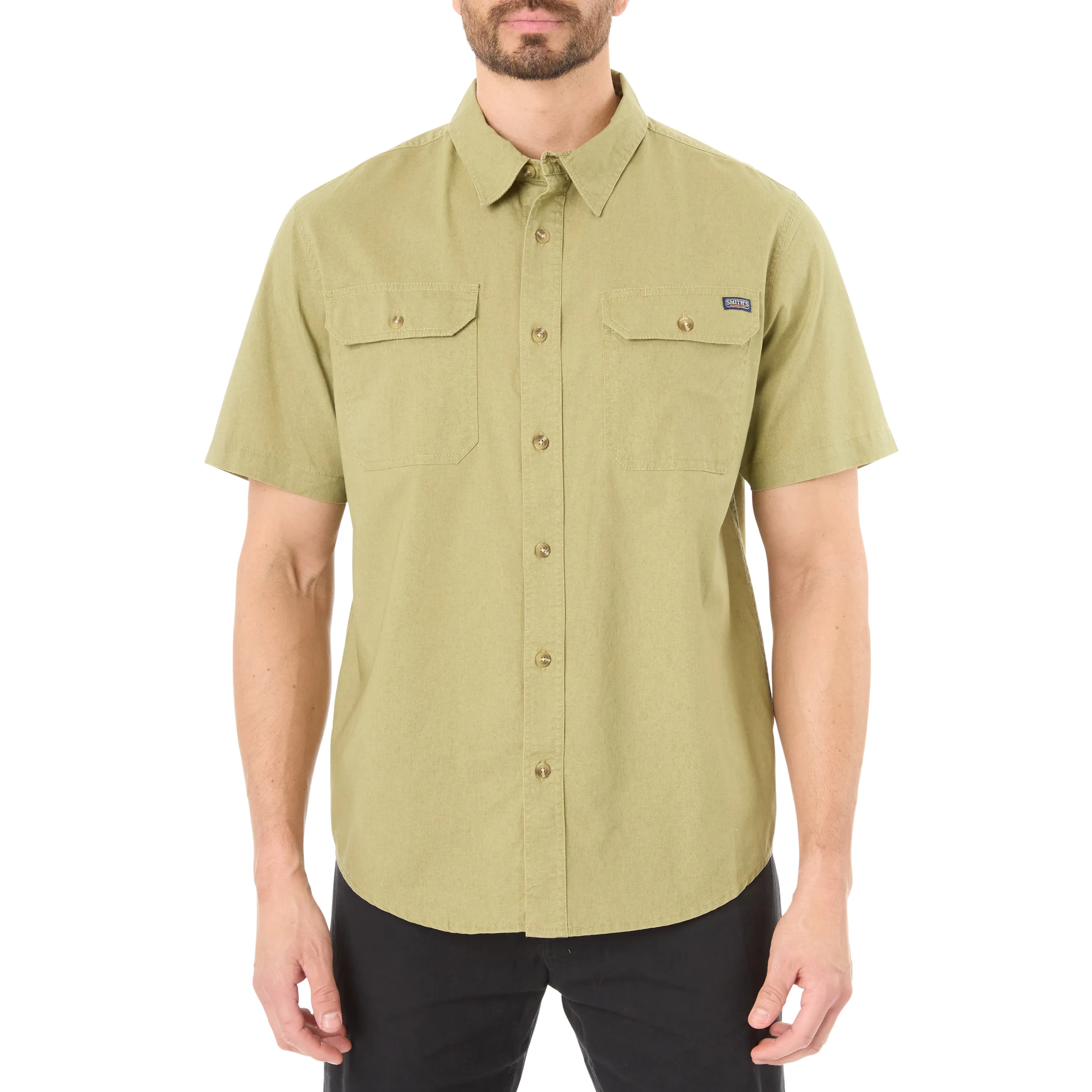 SANDWASHED SHORT SLEEVE WORK SHIRT