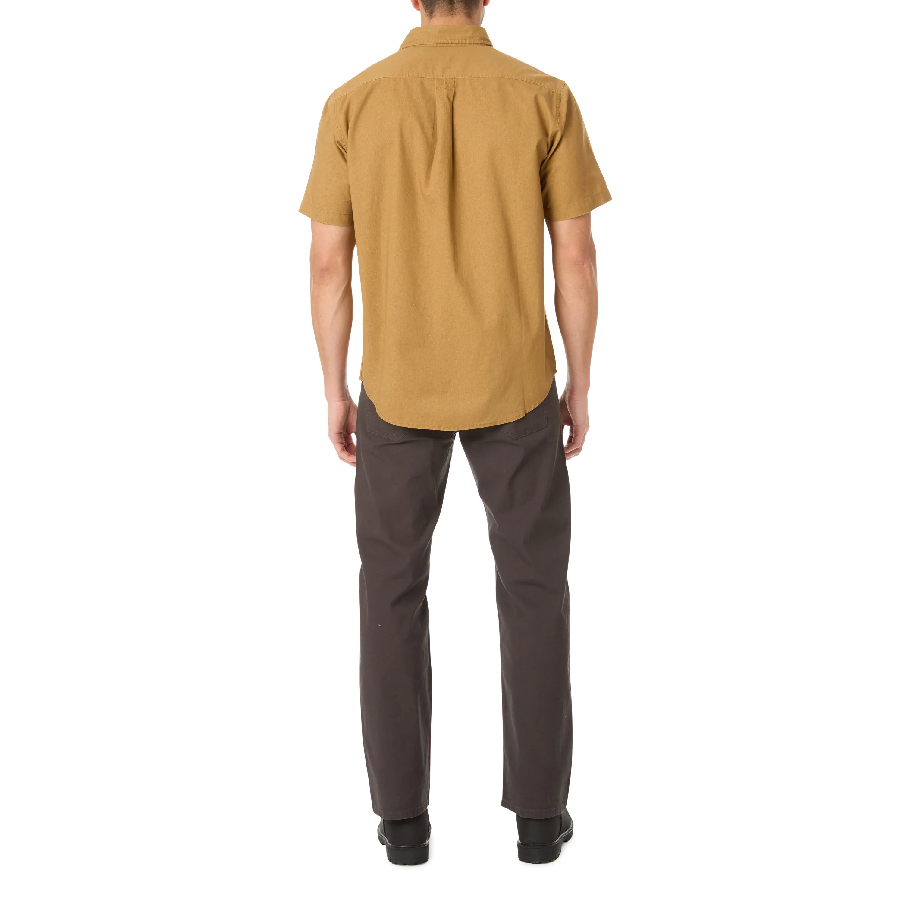 SANDWASHED SHORT SLEEVE WORK SHIRT