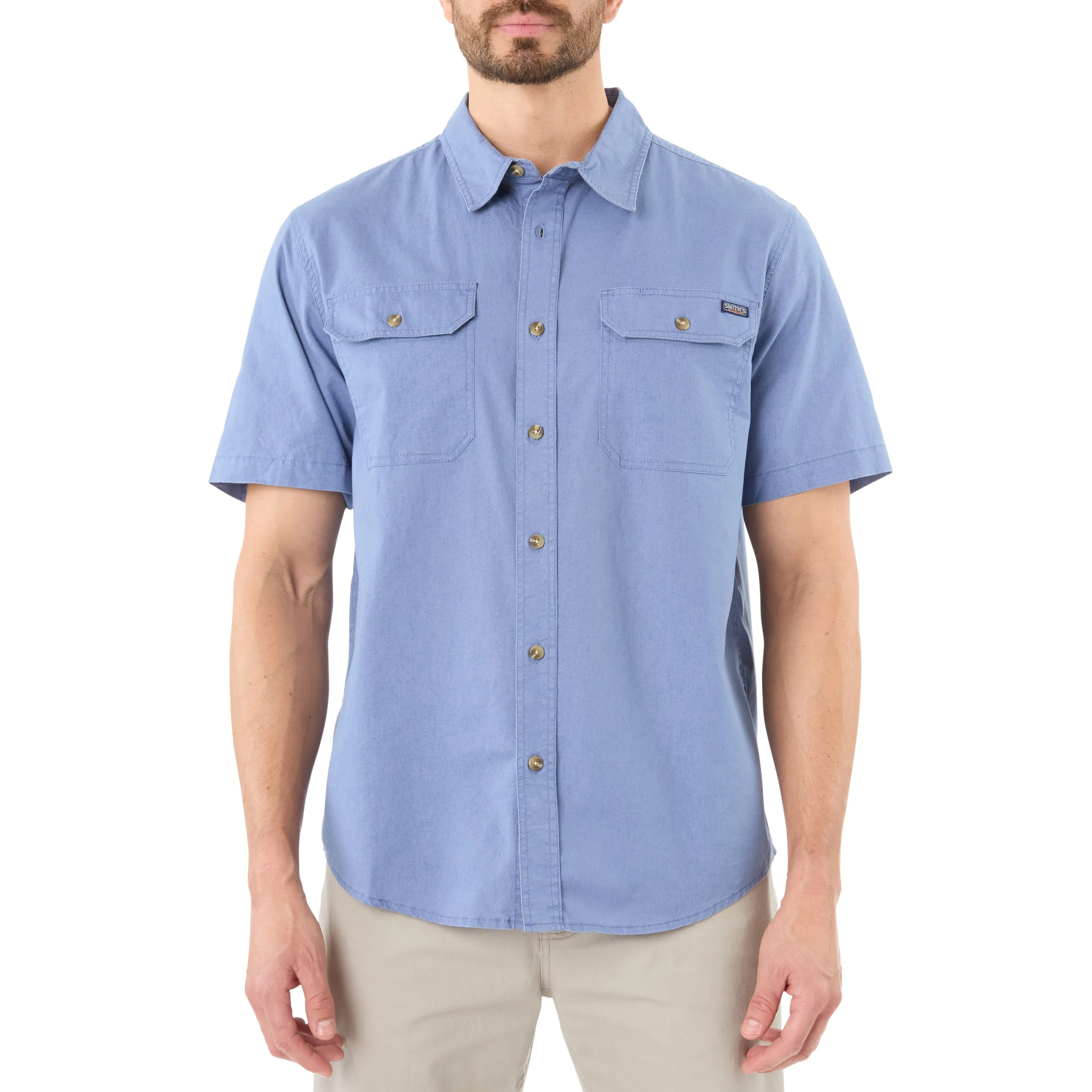 SANDWASHED SHORT SLEEVE WORK SHIRT