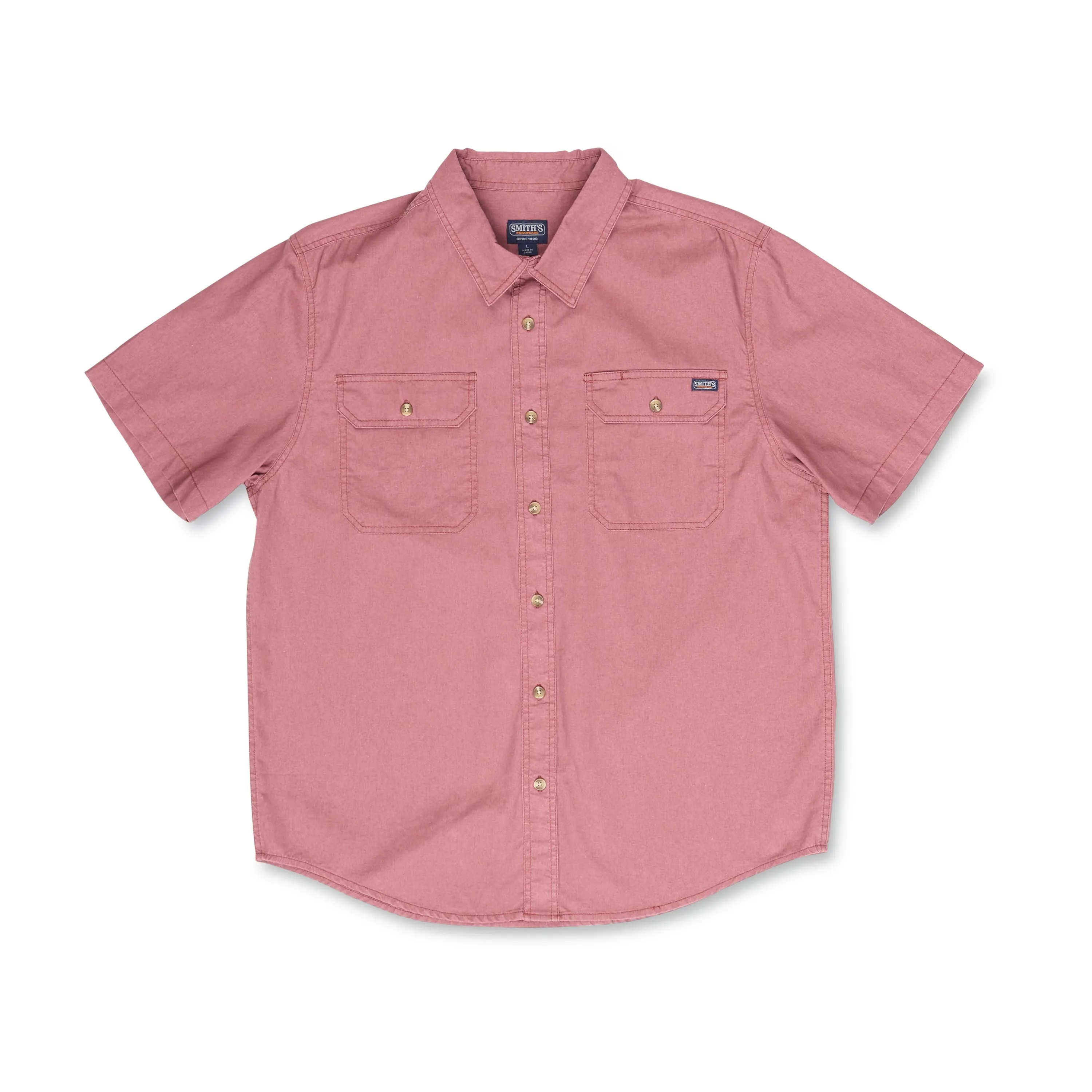 SANDWASHED SHORT SLEEVE WORK SHIRT