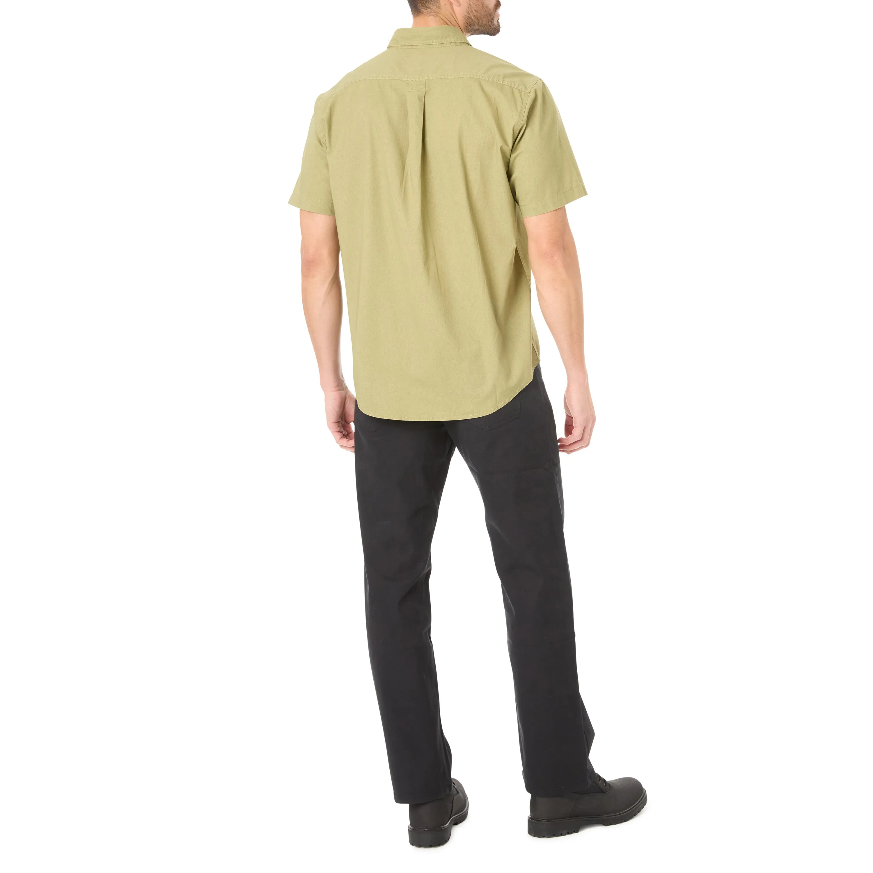 SANDWASHED SHORT SLEEVE WORK SHIRT