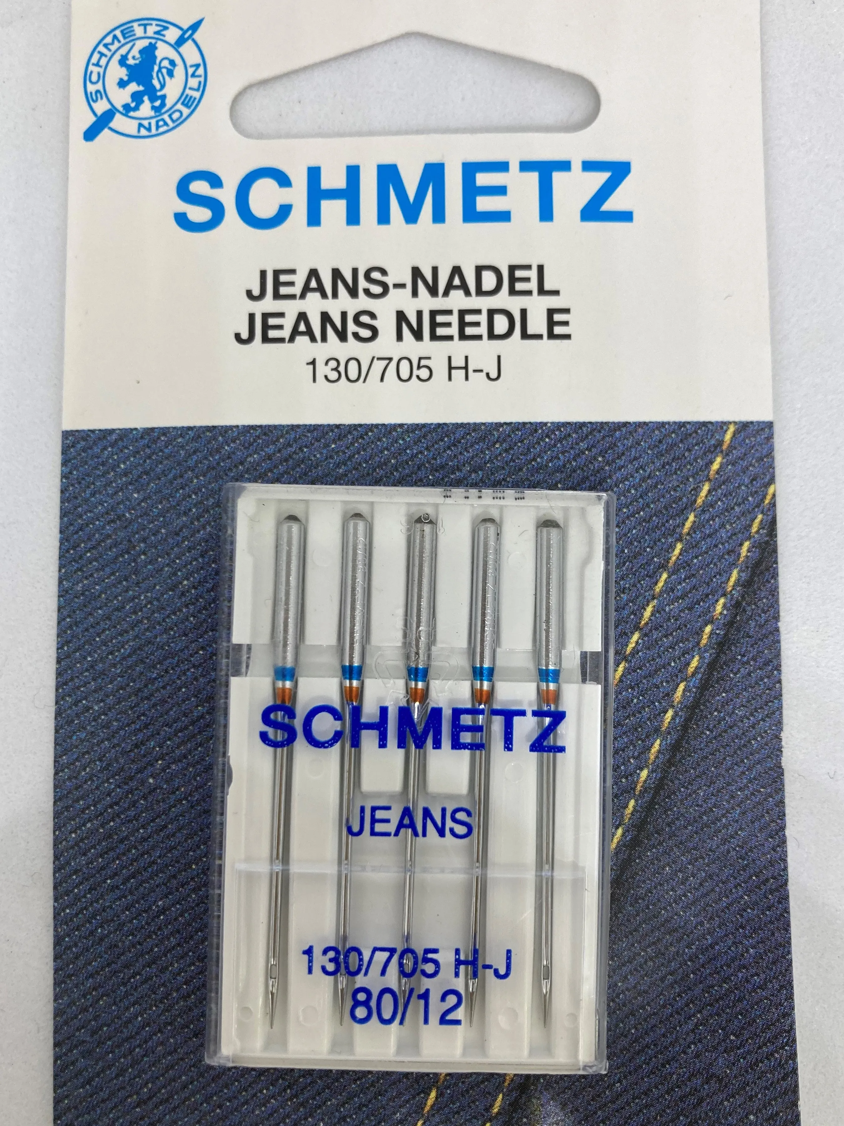 Schmetz Jeans Denim Canvas Needles 130/705 H-J