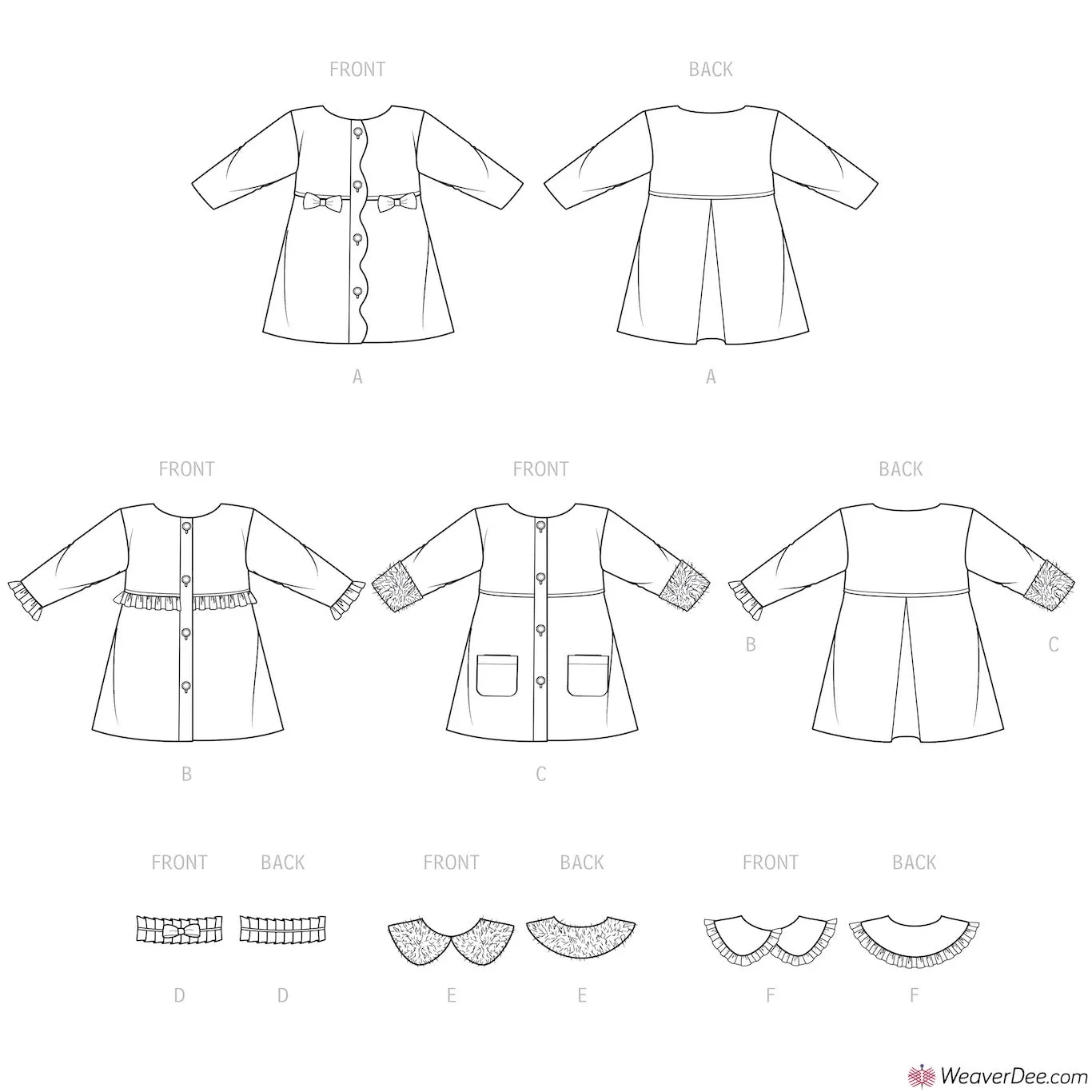 Simplicity Pattern S9461 Children's Coat