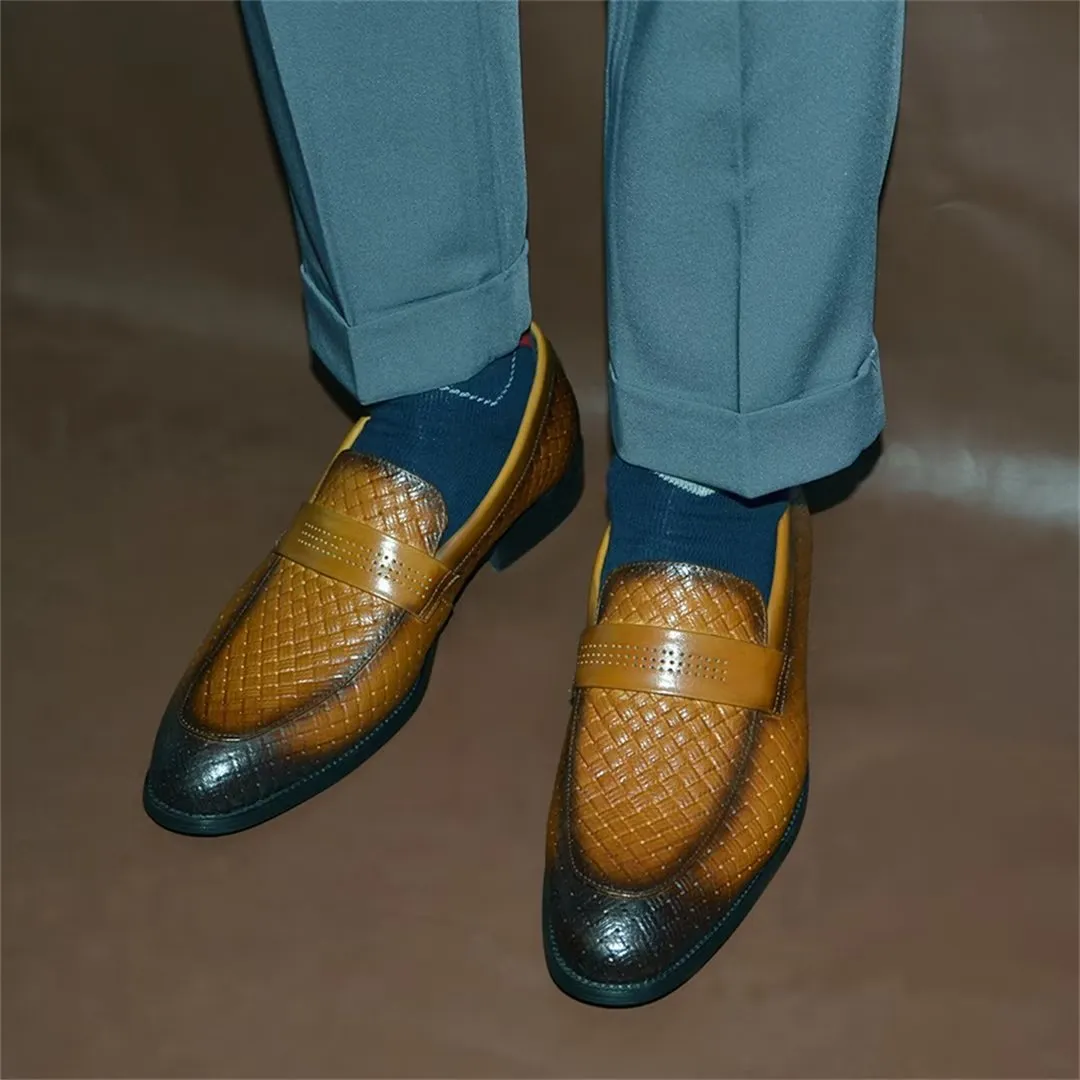 Sleek Business Slip-On Dress Shoes