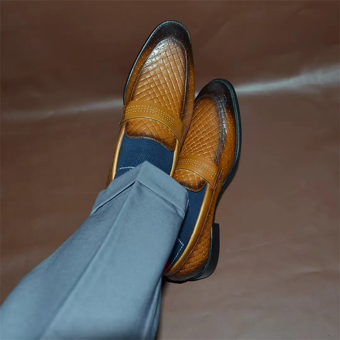 Sleek Business Slip-On Dress Shoes