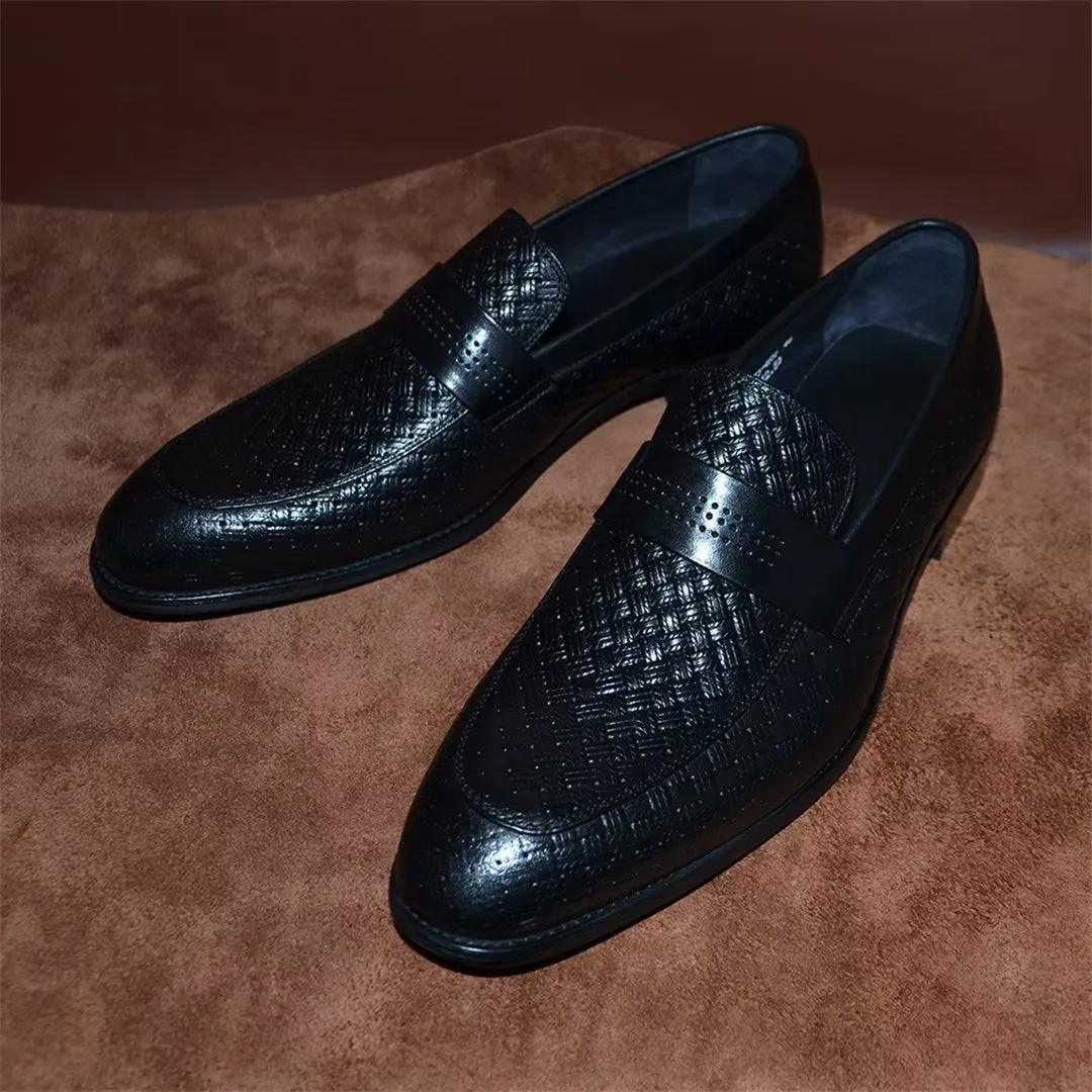 Sleek Business Slip-On Dress Shoes