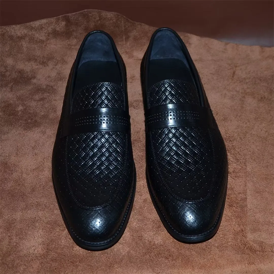 Sleek Business Slip-On Dress Shoes