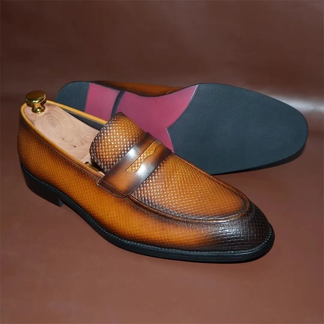 Sleek Business Slip-On Dress Shoes