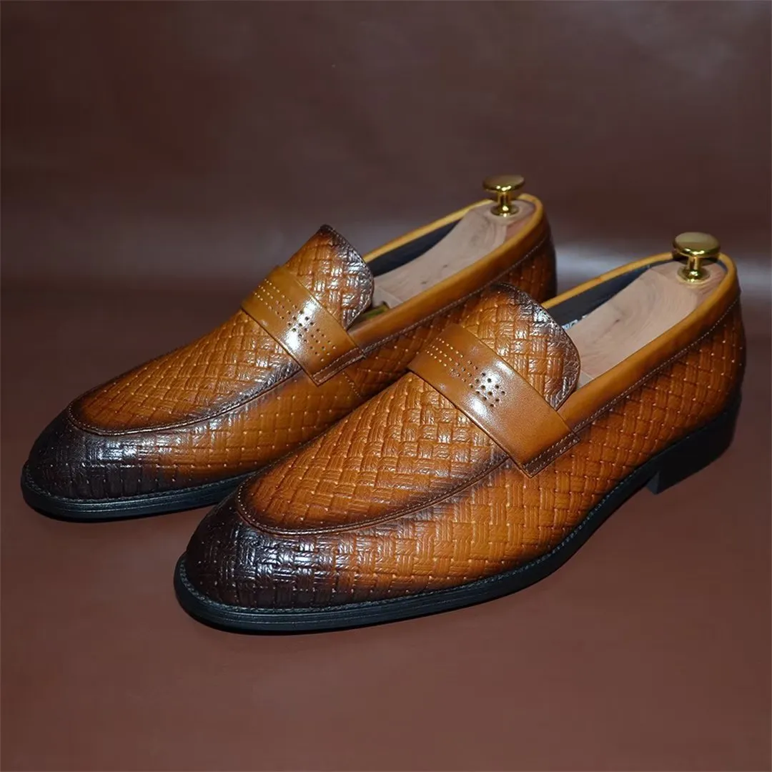 Sleek Business Slip-On Dress Shoes