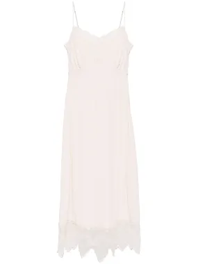 Slip Dress With Lace Trim