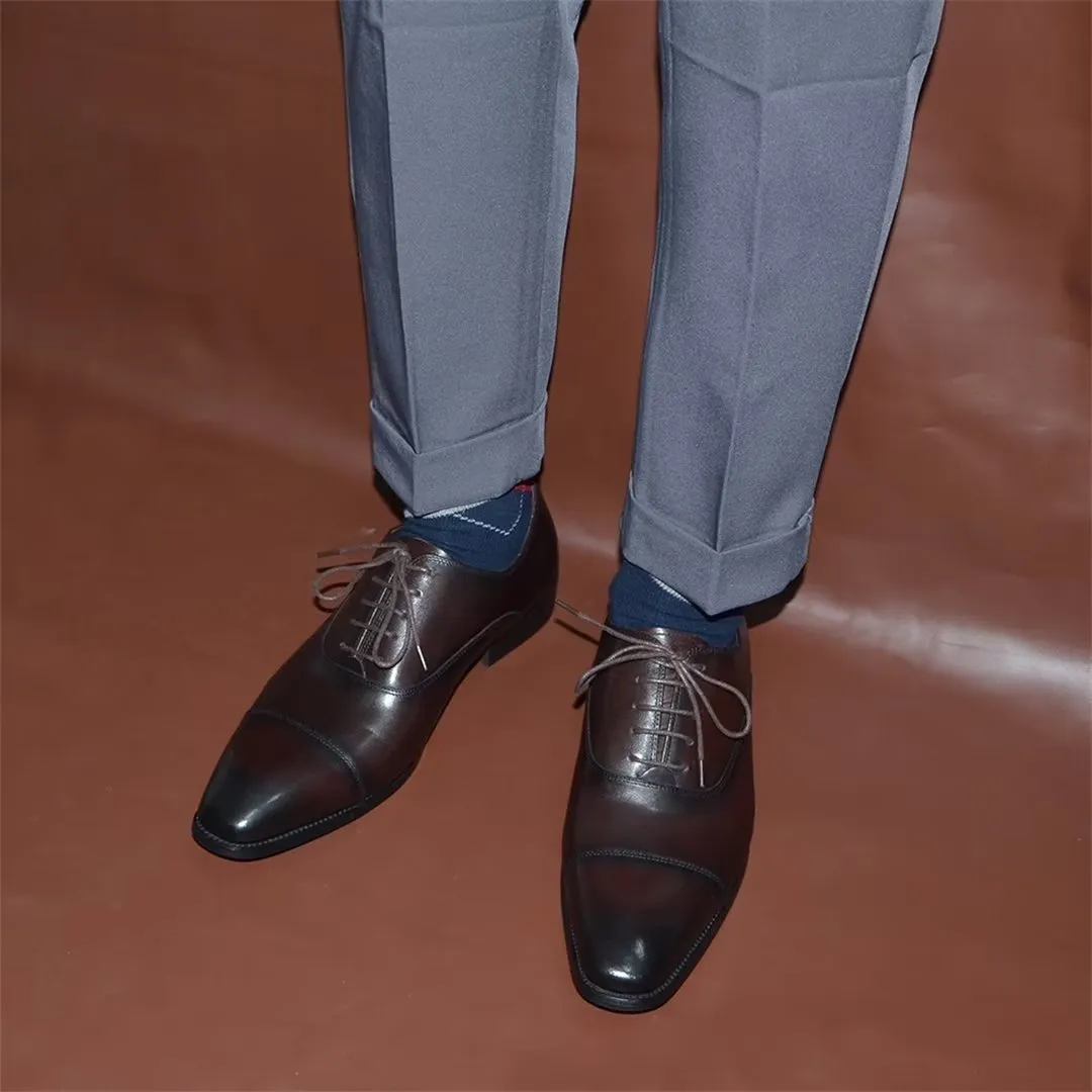 Smooth Elegance Slip-On Dress Shoes