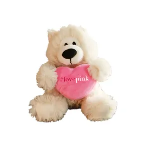 Sophie 12" Bear with Pink Custom Heart