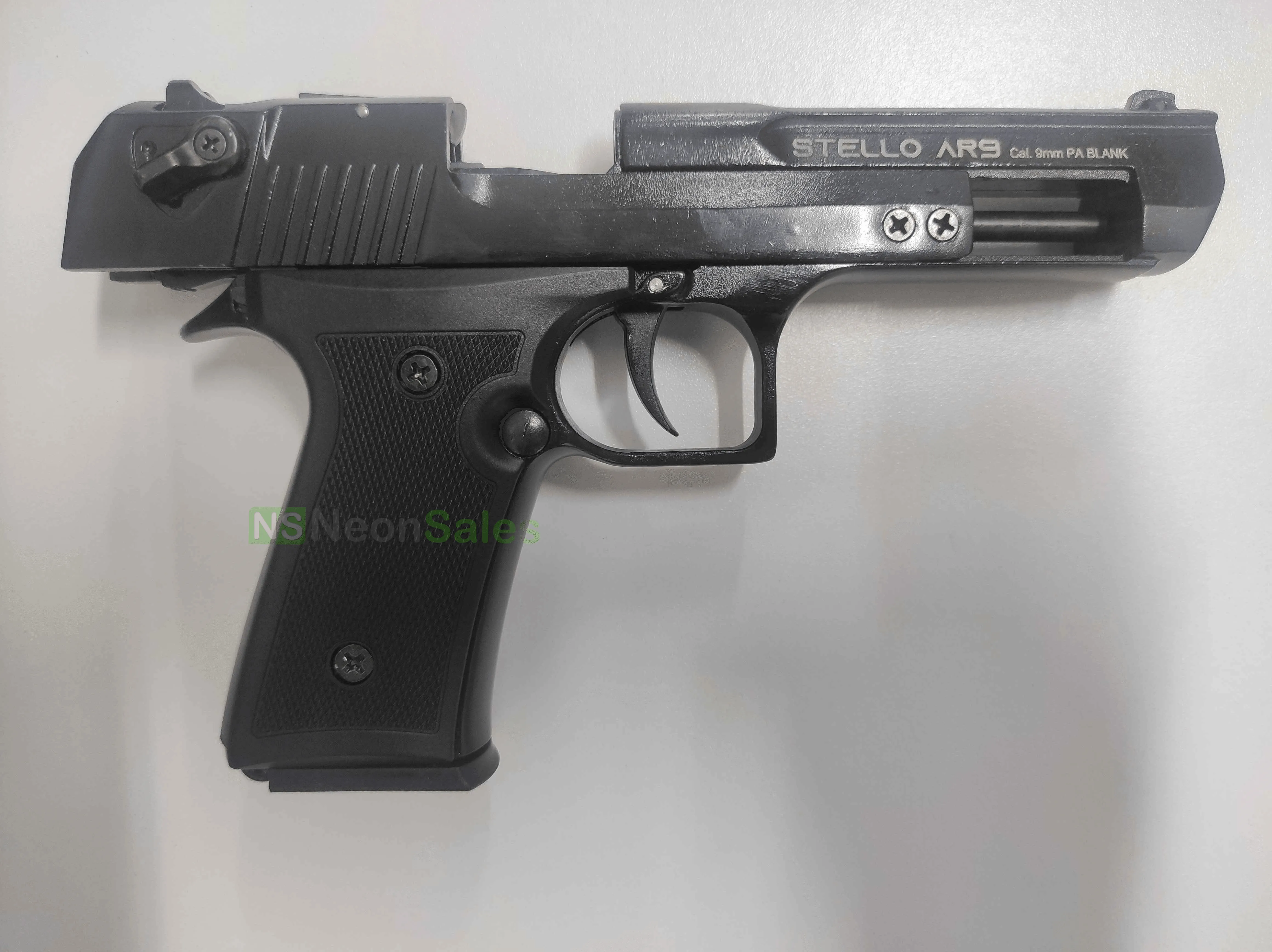 STELLO AR-9 BABY EAGLE BLANK GUN - BLACK