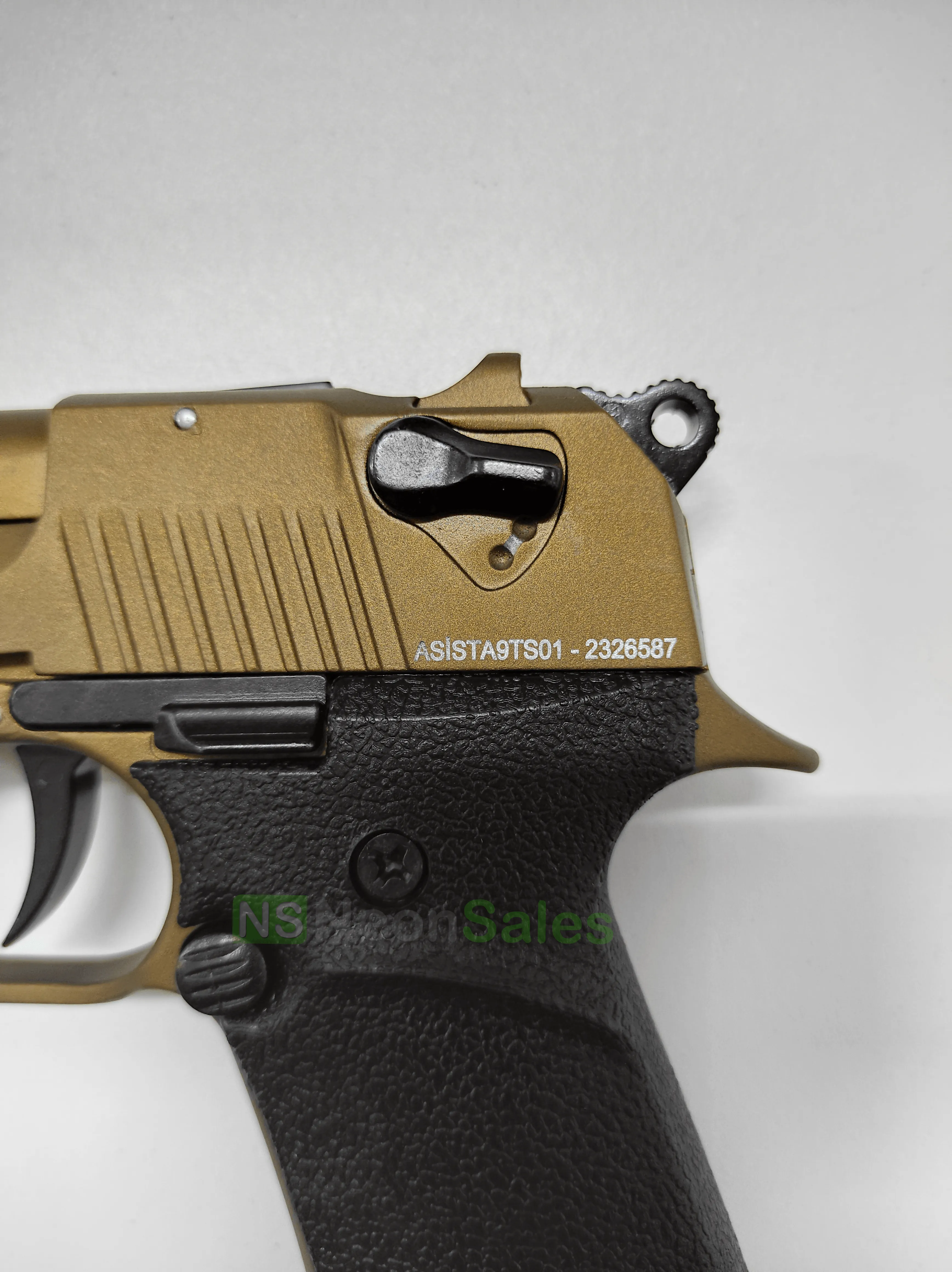 STELLO AR-9 BABY EAGLE BLANK GUN - BRONZE