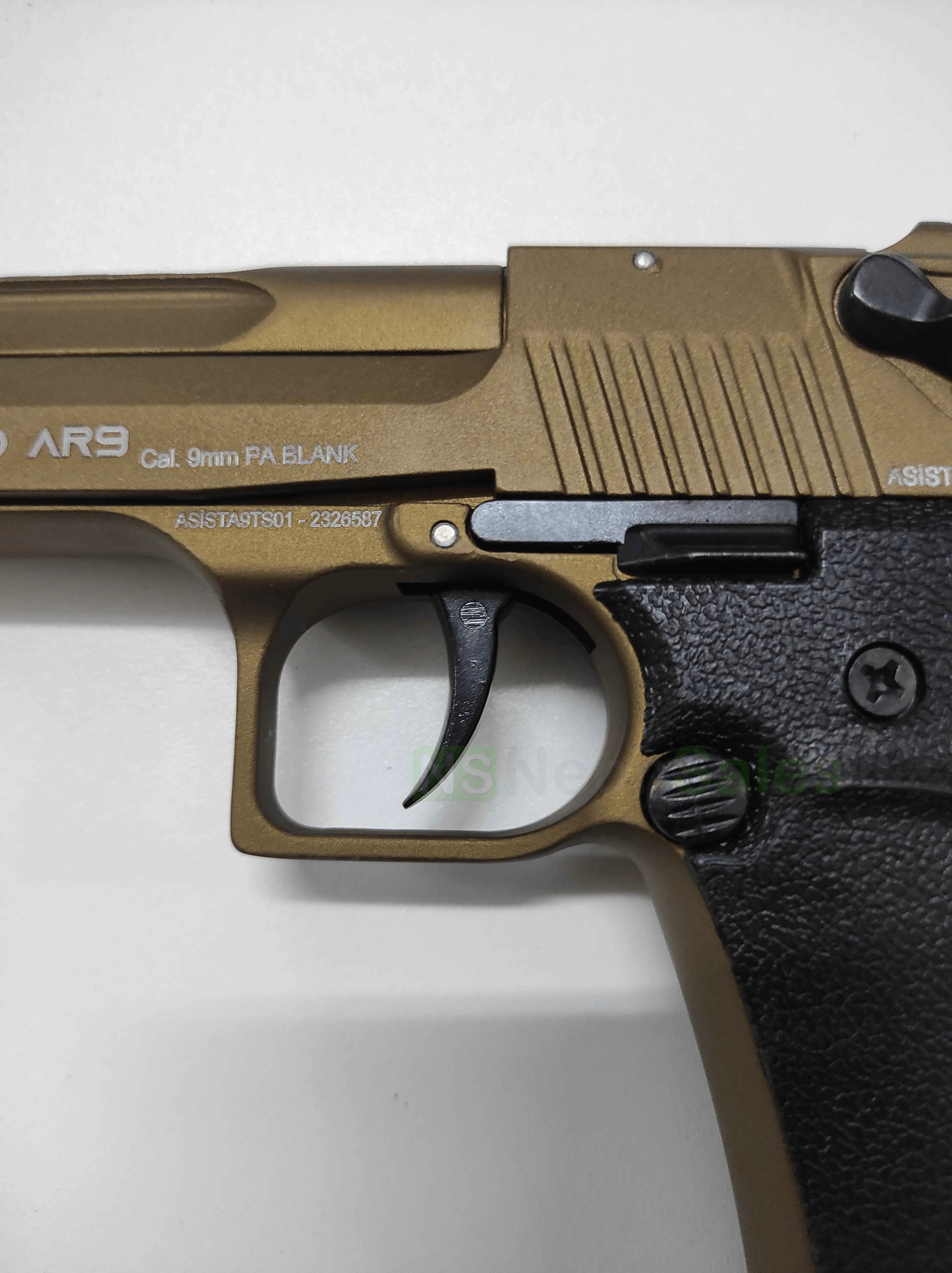 STELLO AR-9 BABY EAGLE BLANK GUN - BRONZE