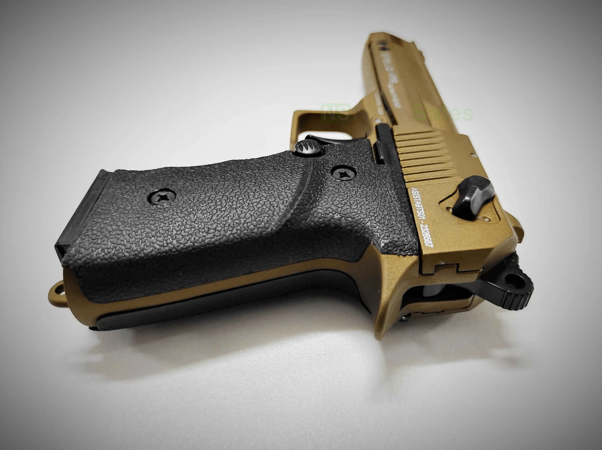 STELLO AR-9 BABY EAGLE BLANK GUN - BRONZE