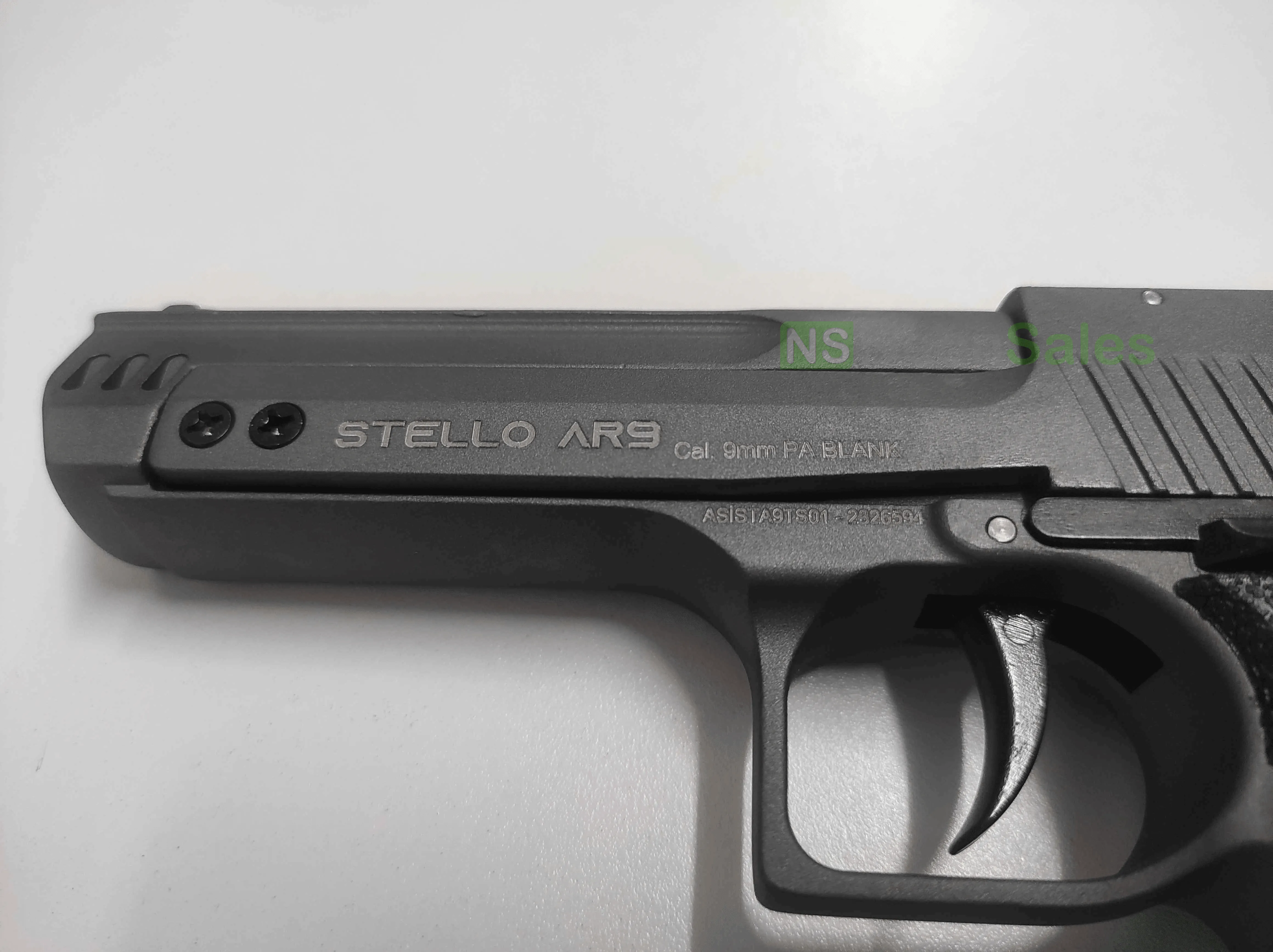 STELLO AR-9 BABY EAGLE BLANK GUN - FUME