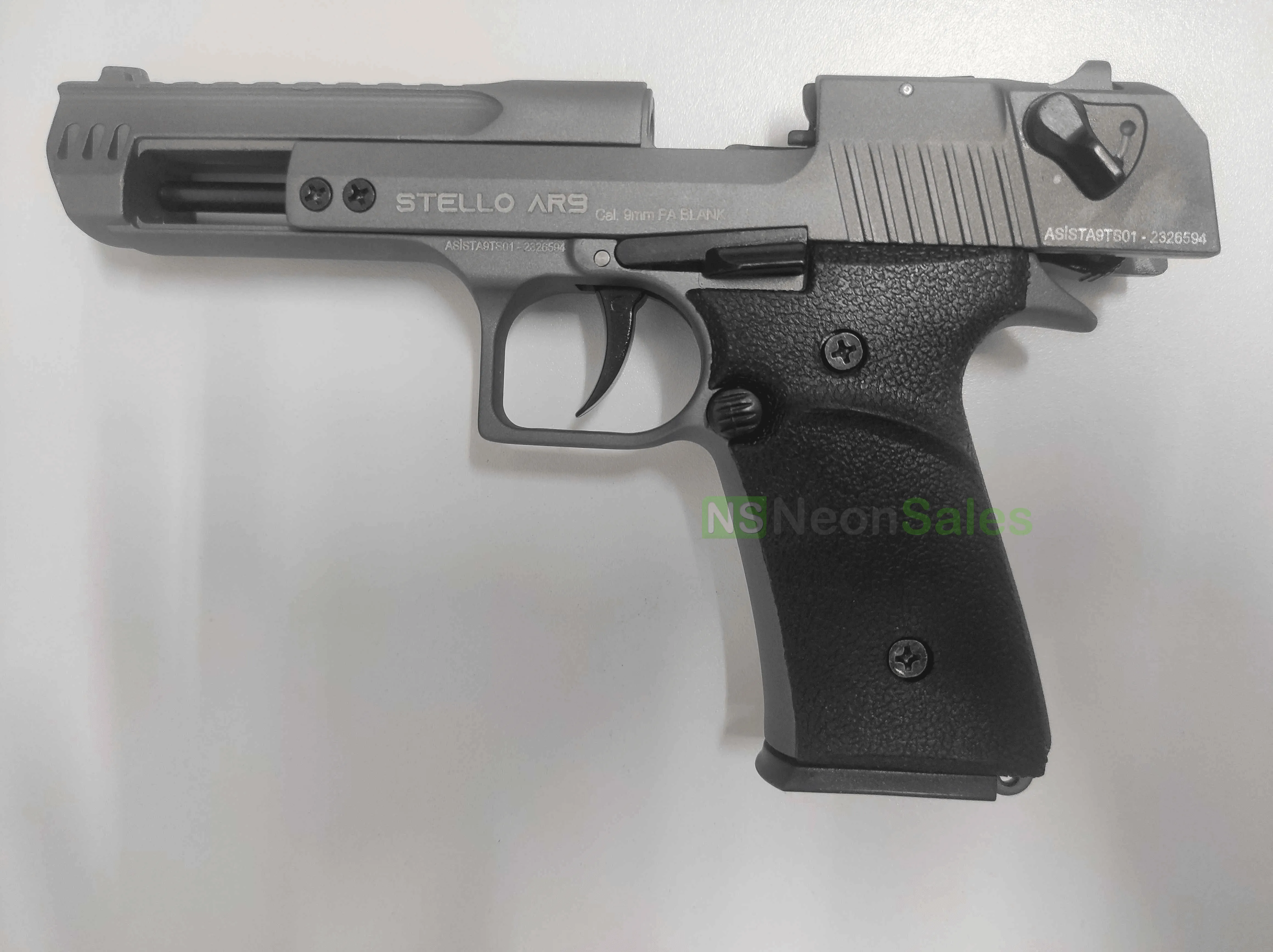 STELLO AR-9 BABY EAGLE BLANK GUN - FUME