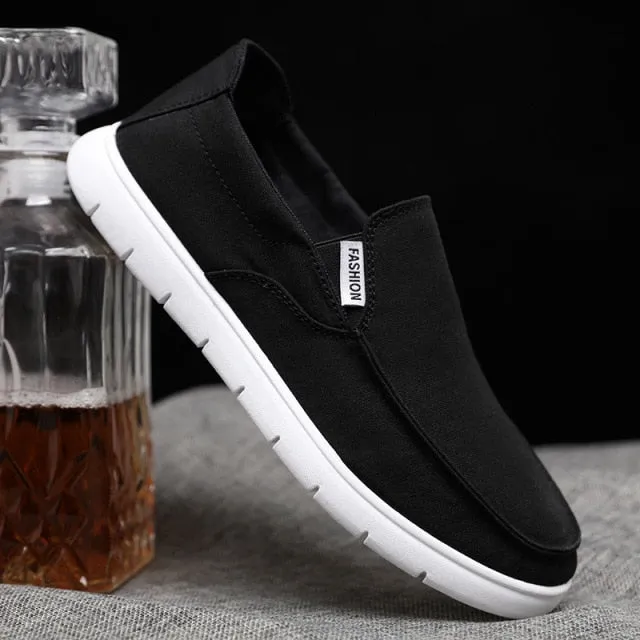 Stylish Dude Style Canvas Slip-ons