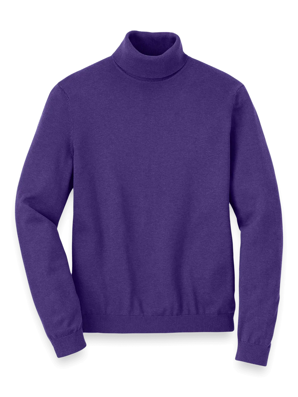 Supima Cotton Turtleneck - Purple