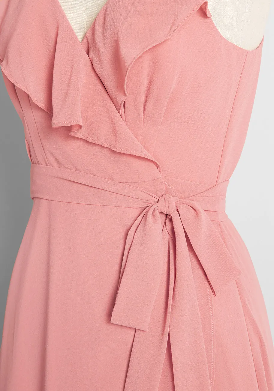 Sweet Essence of Summer Wrap Dress