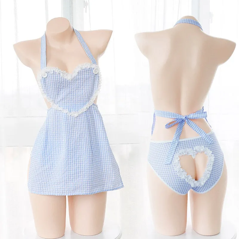 Sweet Peekaboo Apron Dress