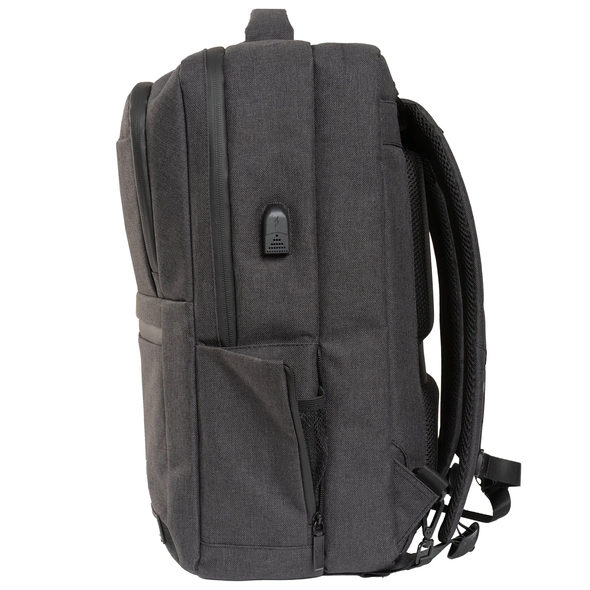 The Bristol | 19-In Textured Convertible Travel Backpack with USB Port