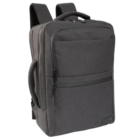 The Bristol | 19-In Textured Convertible Travel Backpack with USB Port