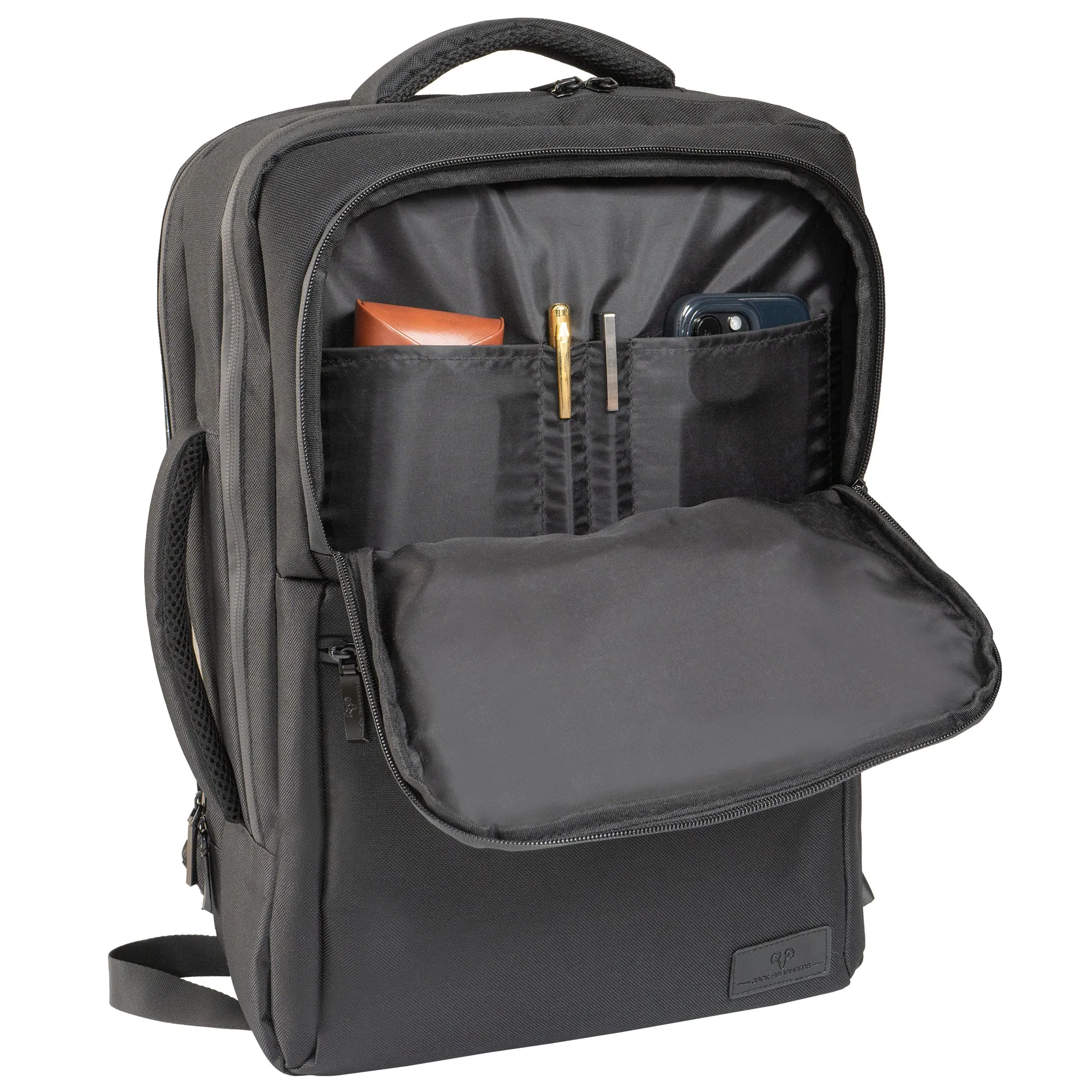 The Bristol | 19-In Textured Convertible Travel Backpack with USB Port