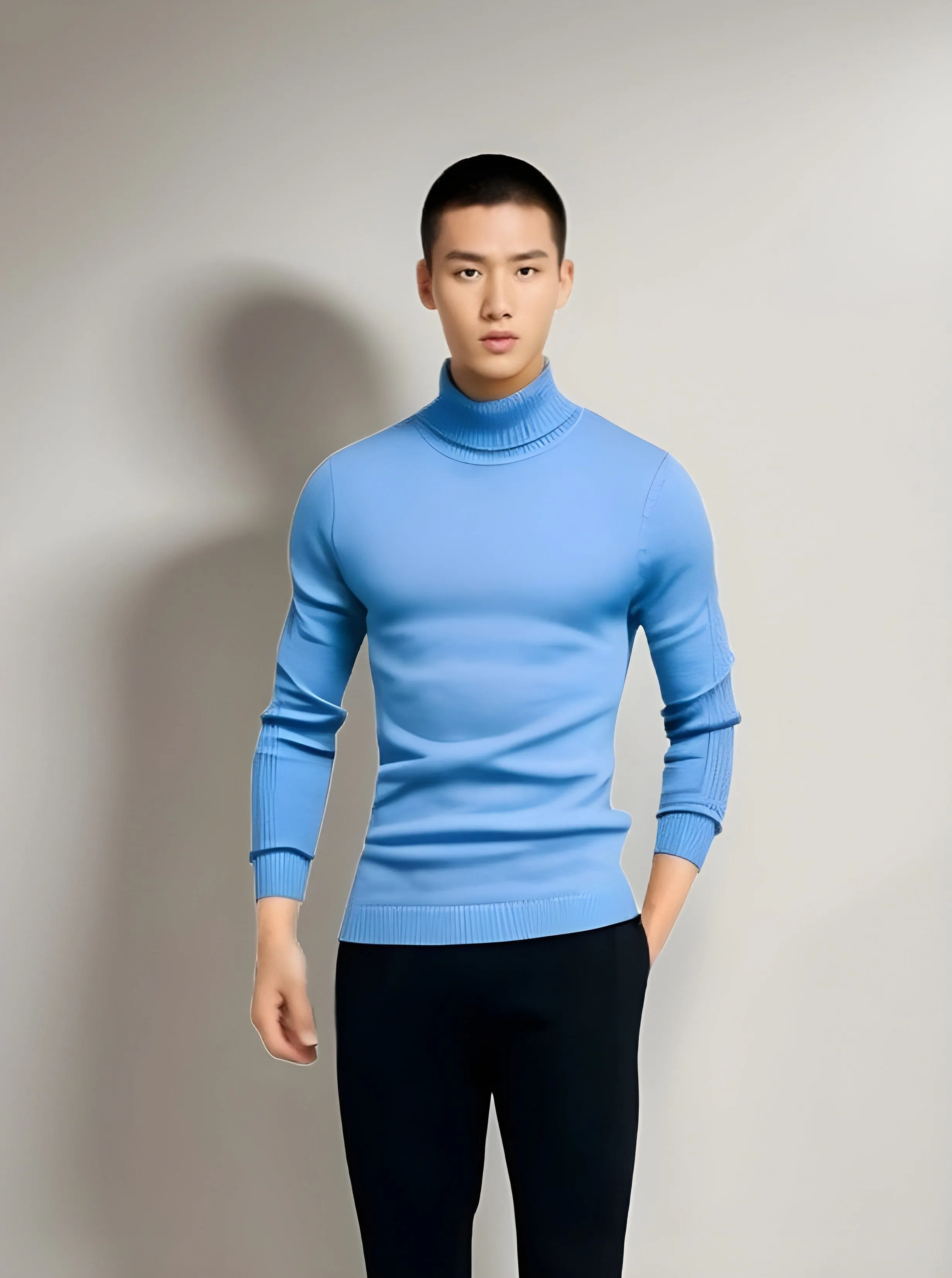 The Idris Slim Fit Pullover Turtleneck - Multiple Colors