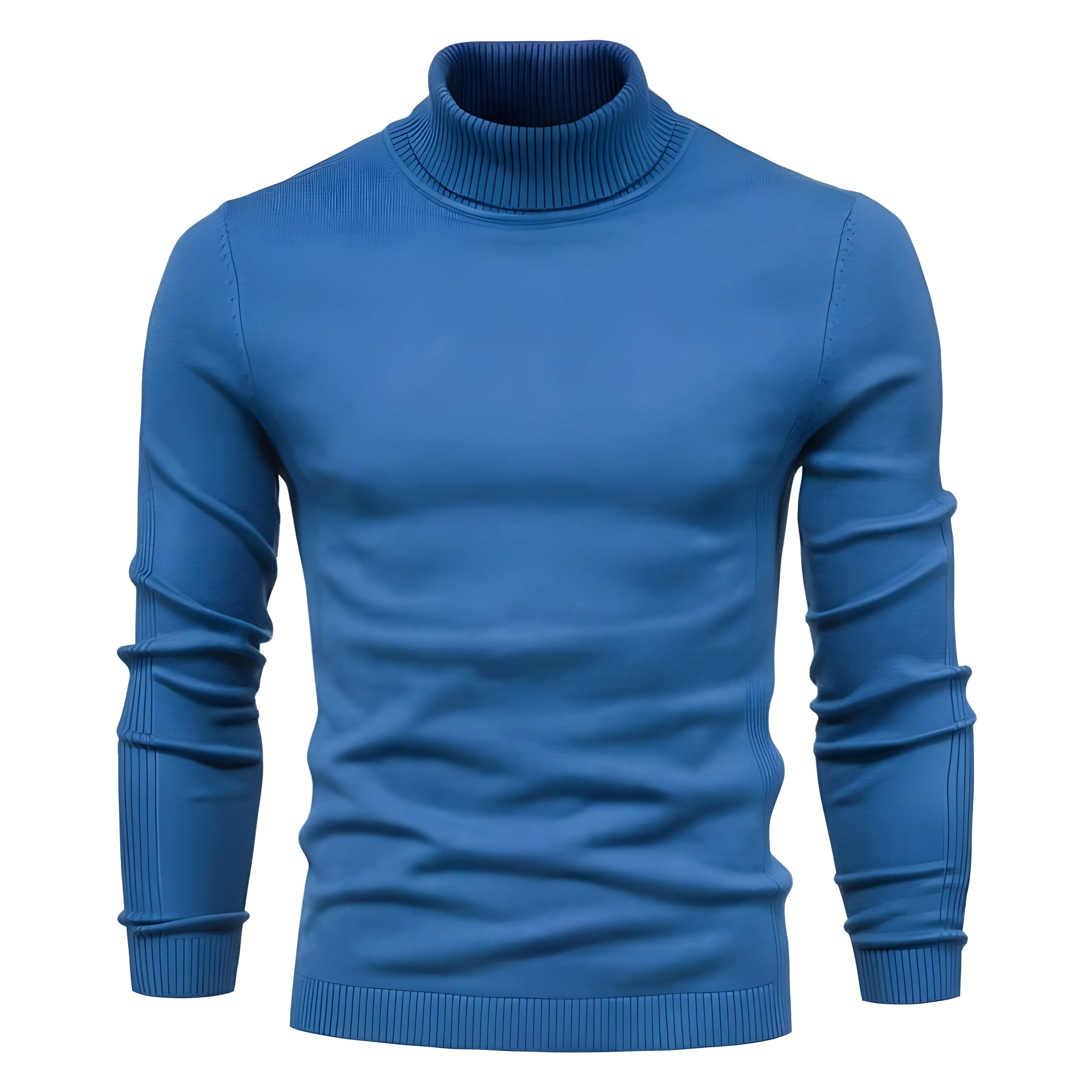 The Idris Slim Fit Pullover Turtleneck - Multiple Colors