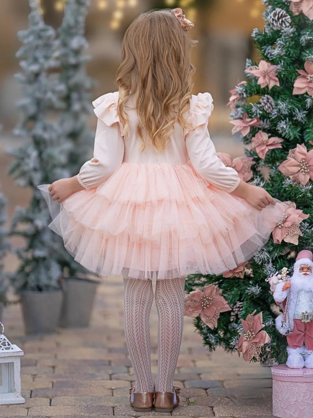 Twinkle Tree Sequin Christmas Tutu Dress