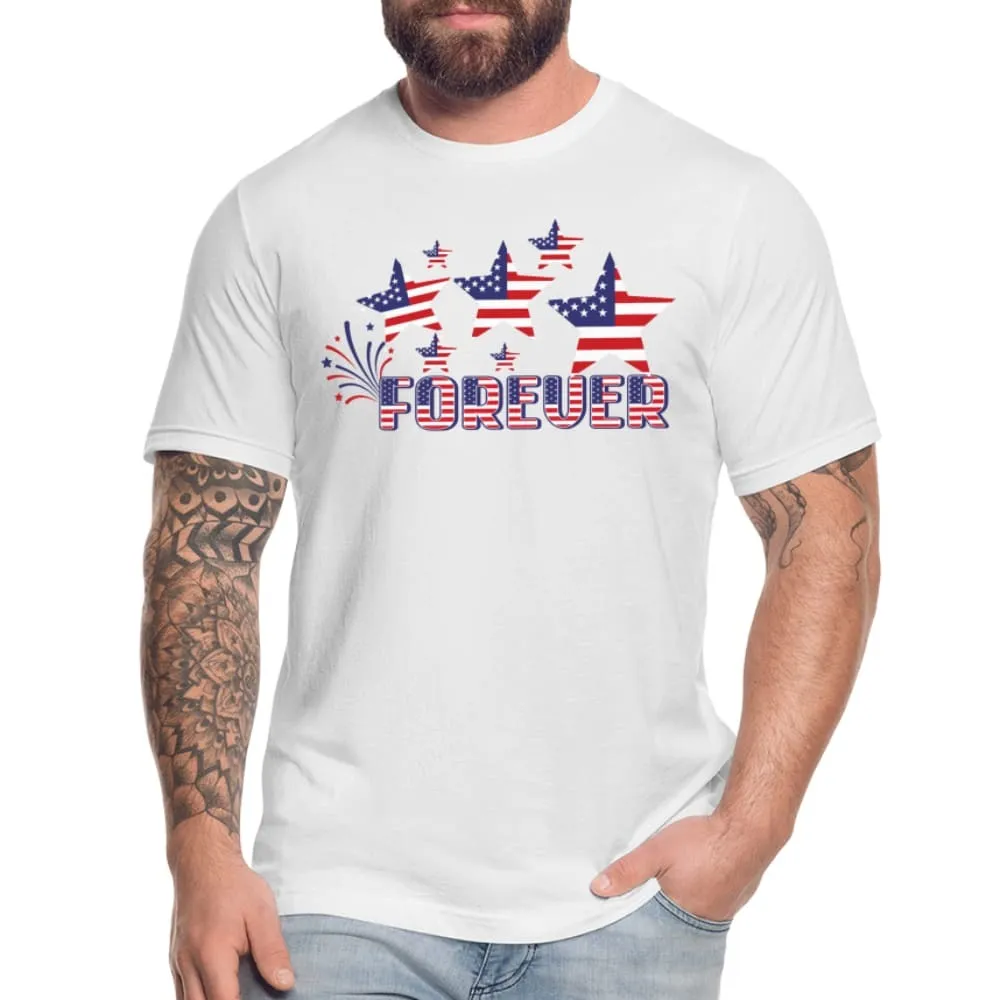 Uniquely You Stars and Stripes T-Shirt / 4th of July / American Flag / USA Forever Tees - 64841