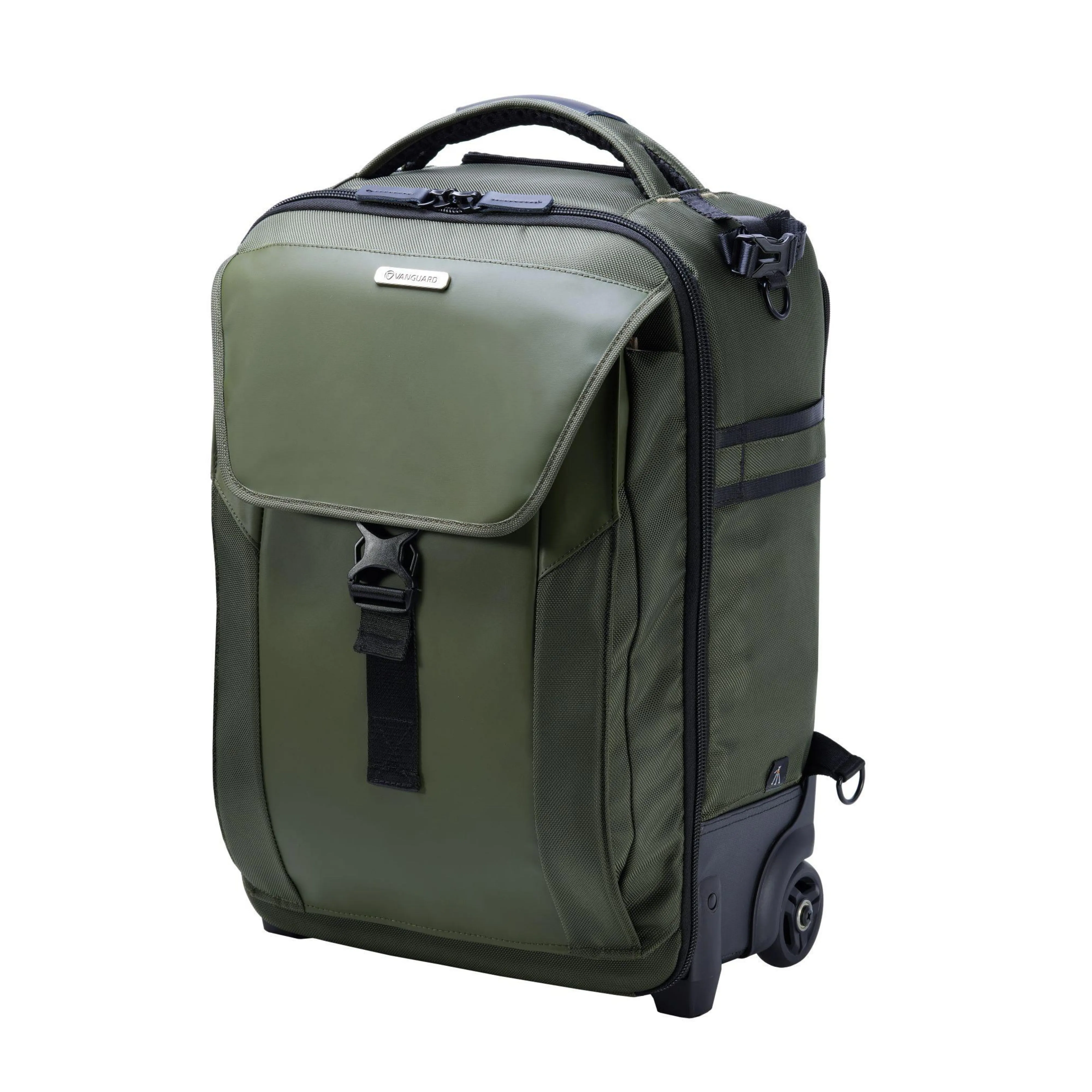 VEO Select 59T GR - 26 Litre 2 Wheel Roller Case/Backpack - Green