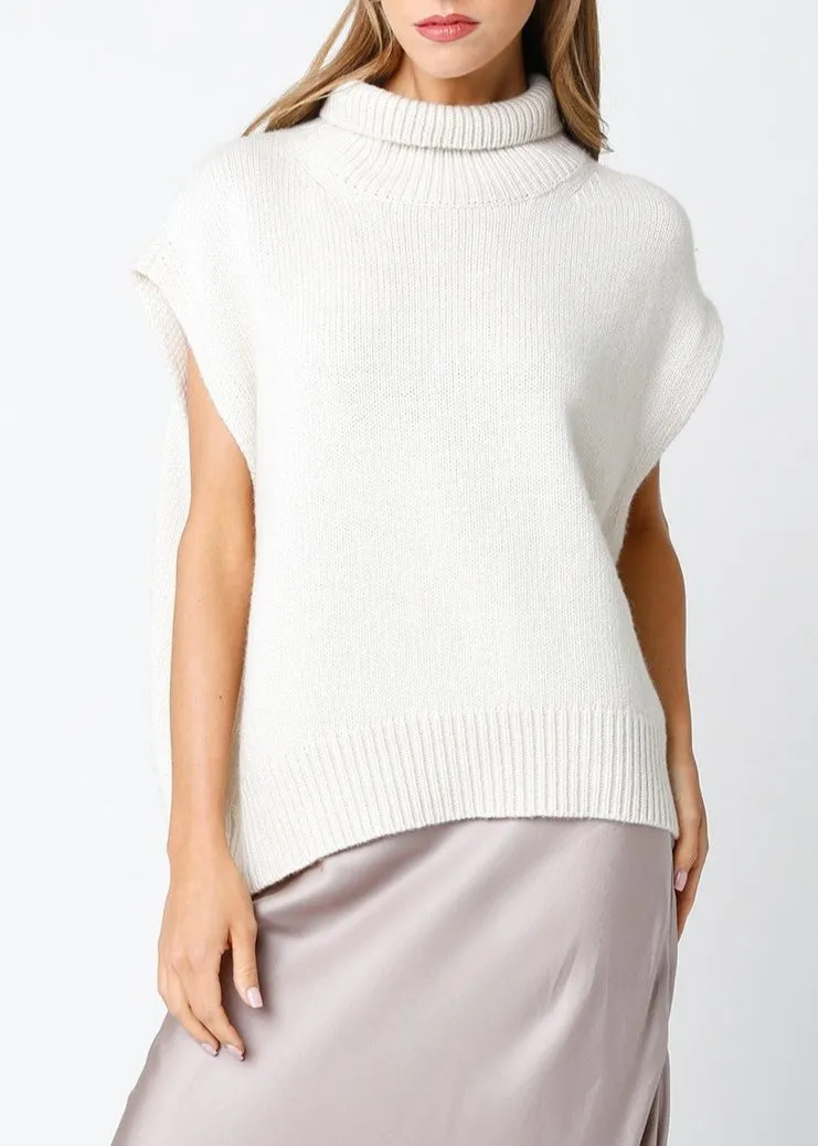 Vida Sleeveless Turtleneck Sweater