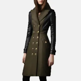 Voyager Women Leather Coat