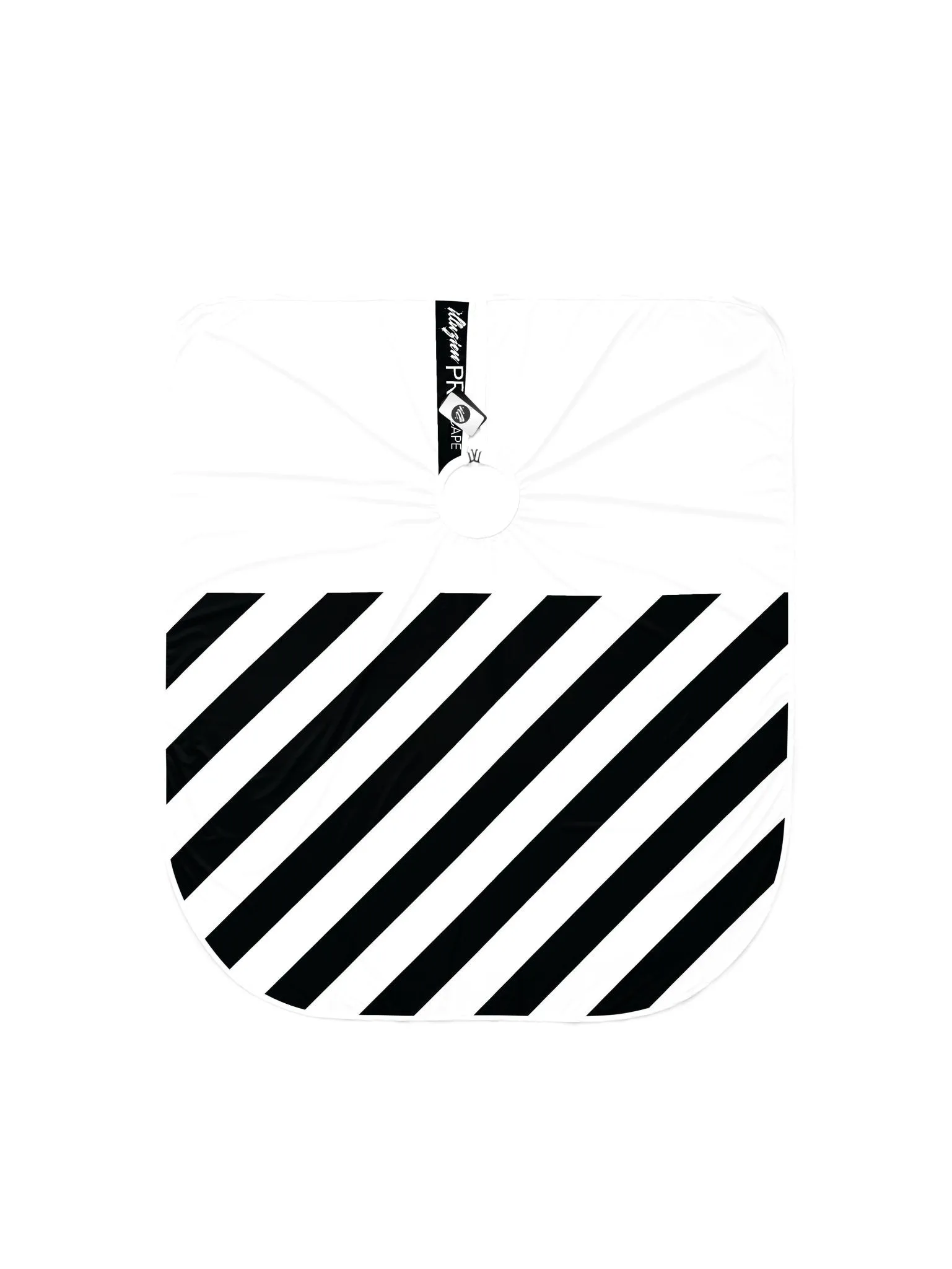 White Half Stripe PRO Cape