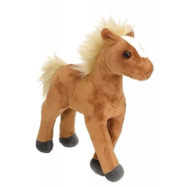 Wild Republic Cuddlekins Stuffed Brown Horse Foal Plush, 8 inches