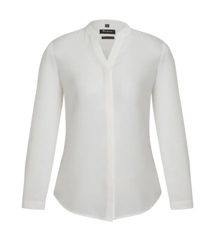 Womens Juliette Plain Long Sleeve Blouse